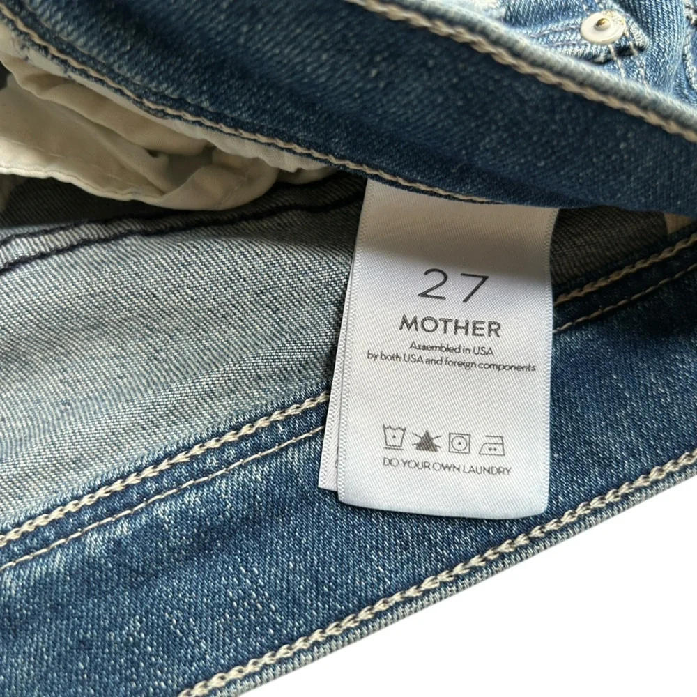 Mother The Weekender Fray Graffiti Girl High Rise Flare Jeans, 27